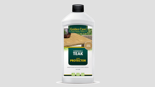 Golden Care Teak Protect Honey Brown — outdoor furniture care from Design Concepts NZ, 50 x 100 x 240 mm