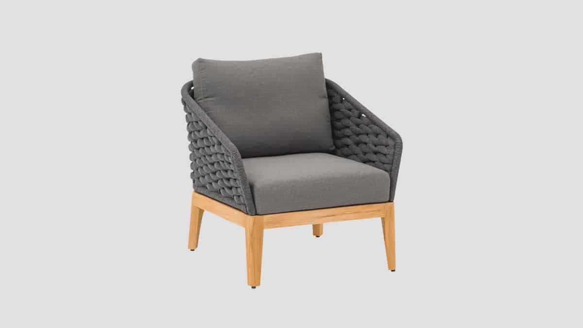 Great Barrier Single Sofa Dark Grey