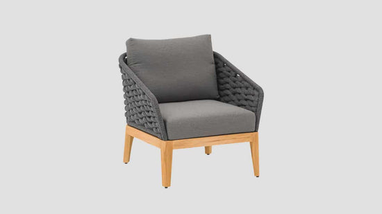 Great Barrier Single Sofa Dark Grey