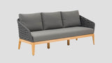 Great Barrier Triple Sofa Dark Grey
