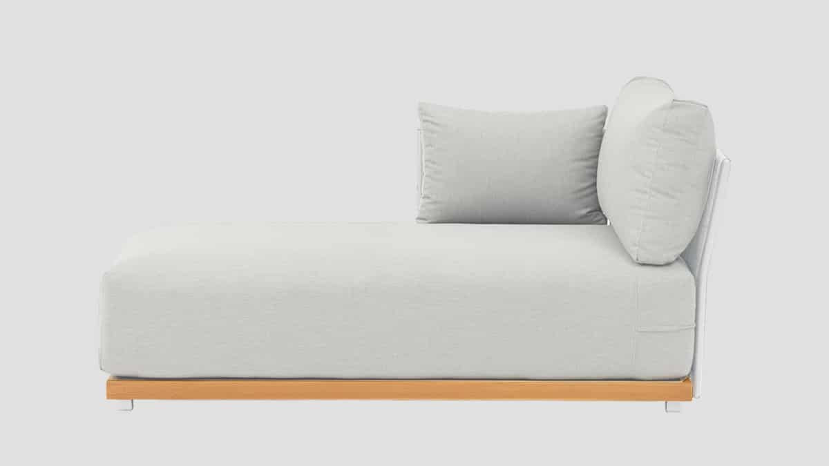 Hamilton Light Grey Single Chaise Section