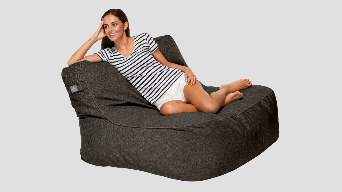 Isla Chair Luxe coal, 1100 x 1100 x 750 mm