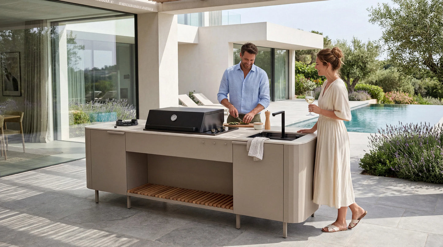 Isla Outdoor Kitchen Island