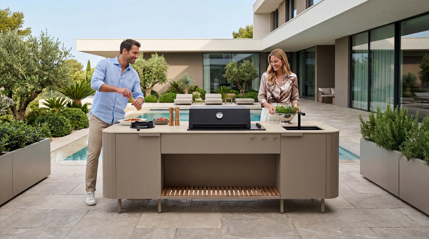 Isla Outdoor Kitchen Island