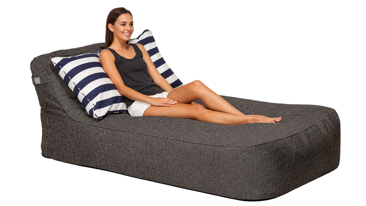 Isla Lounger Luxe Coal