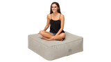 Isla Ottoman Linen, 950 x 950 x 400 mm