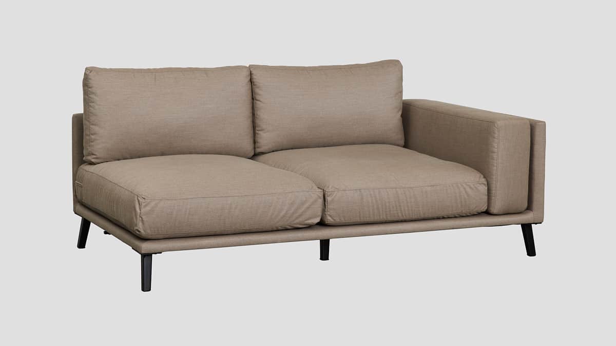 Kapiti Double Left Arm Section Taupe