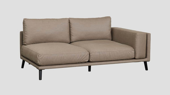 Kapiti Double Left Arm Section Taupe