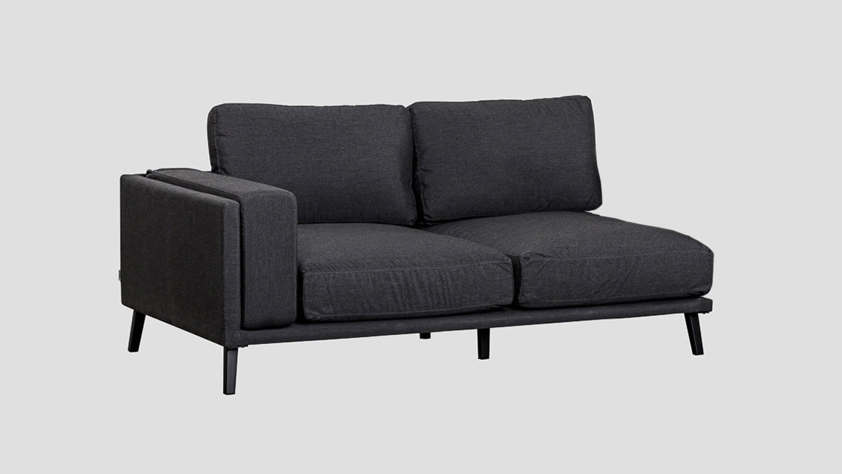 Kapiti Double Right Arm Sofa Sooty