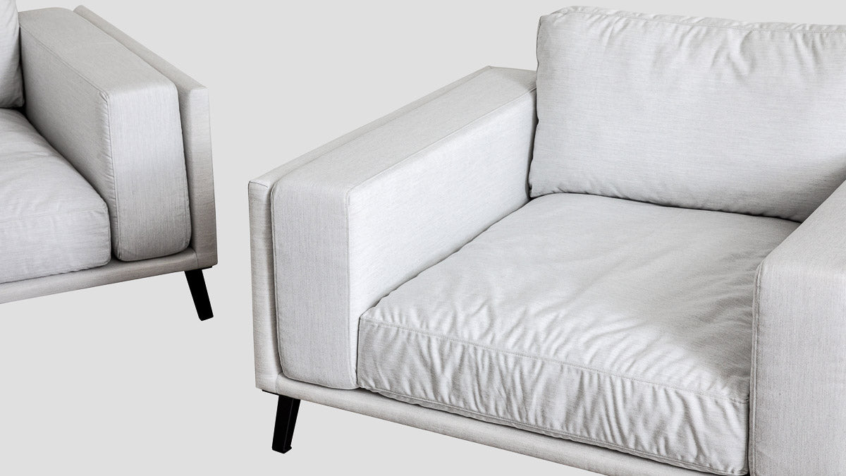Kapiti Single Sofa Marble Closeup