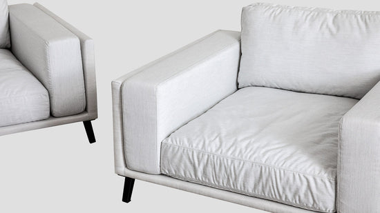 Kapiti Single Sofa Marble Closeup