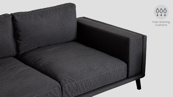 Kapiti-Triple-Sofa-Sooty-Closeup
