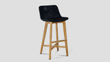 Leigh Bar Stool Black Angle
