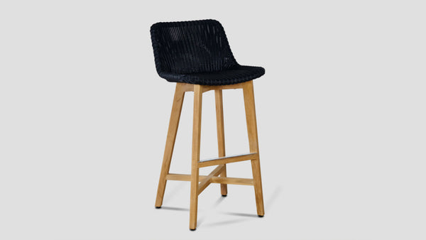 Leigh Bar Stool Black Angle