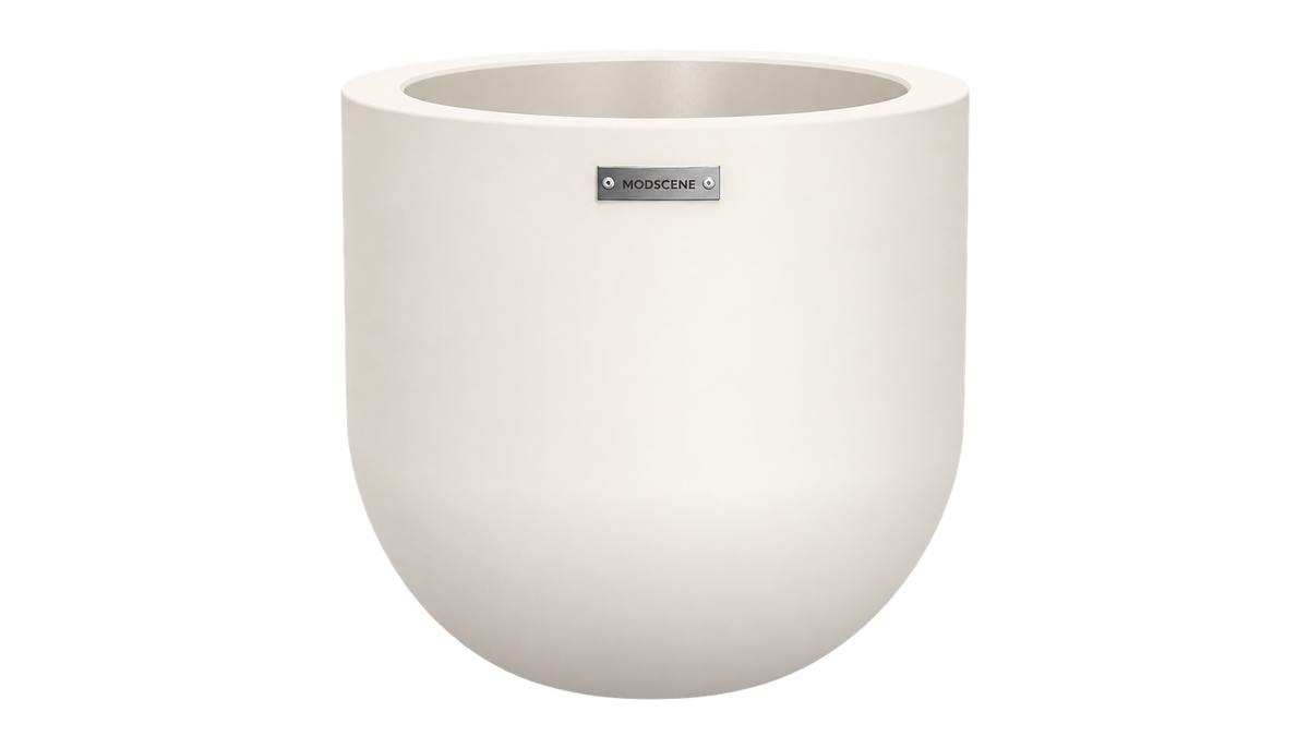 Lisbon 400 Planter — Lisbon400 Ivory, 400 x 400 x 400 mm