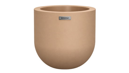 Lisbon 400 Planter — Lisbon400 Tan, 400 x 400 x 400 mm