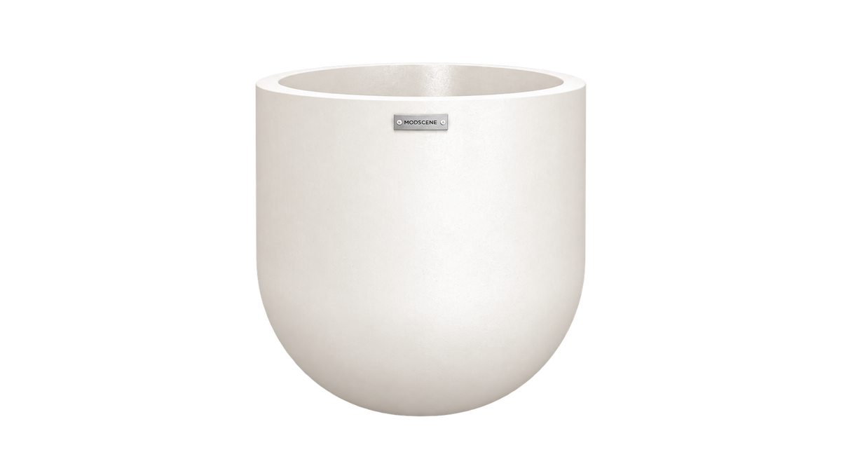 Lisbon 500 Planter — Lisbon500 Bone, 500 x 500 x 500 mm