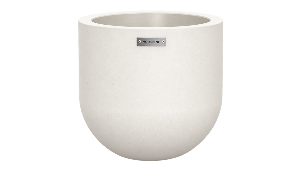 Lisbon 500 Planter — Lisbon500 Ivory, 500 x 500 x 500 mm