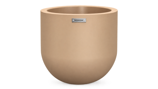 Lisbon 500 Planter — Lisbon500 Tan, 500 x 500 x 500 mm
