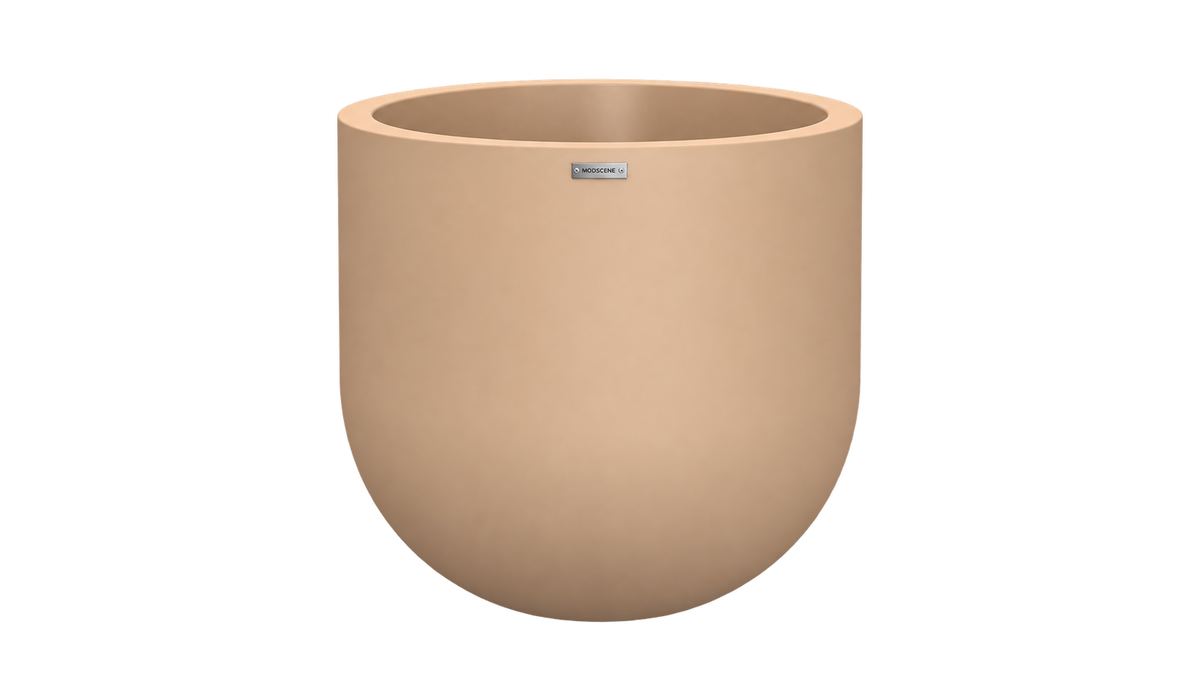 Lisbon 750 Planter — Lisbon750 Tan, 750 x 750 x 750 mm