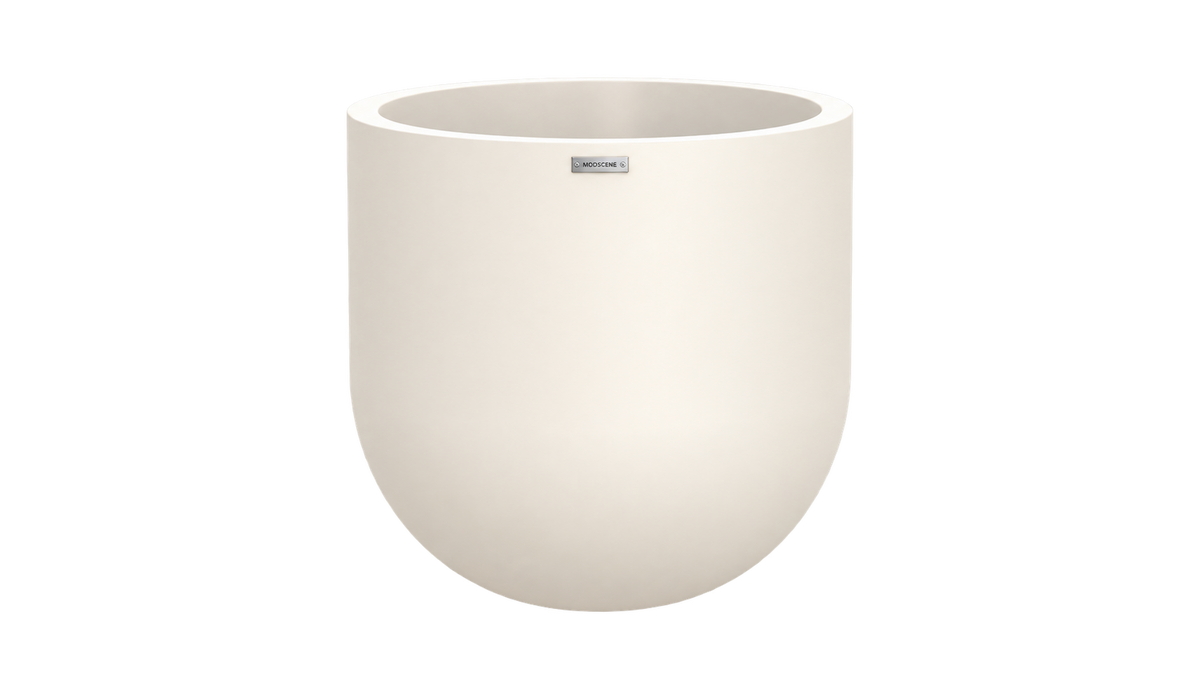 Lisbon 750 Planter — Lisbon750 Ivory, 750 x 750 x 750 mm