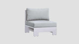 Mackenzie Alu Centre Sofa Section White