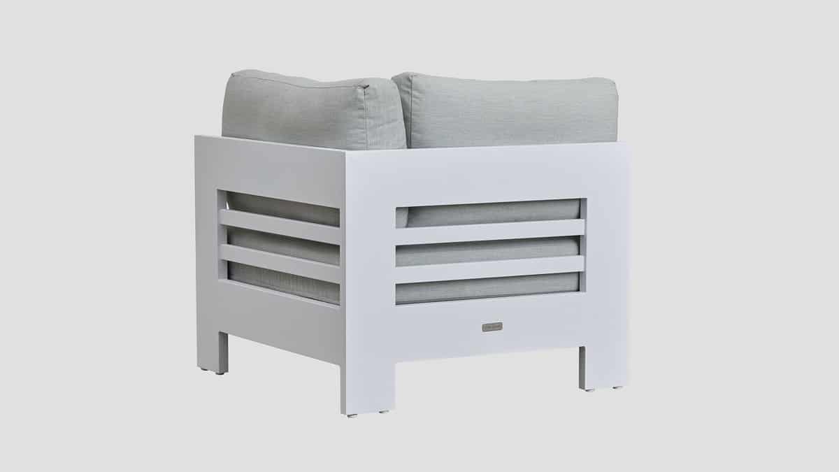 Mackenzie Alu Corner Section White Rear