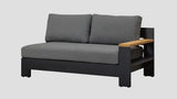 Mackenzie Alu Double Left Arm Section, 3020 x 830 x 650 mm