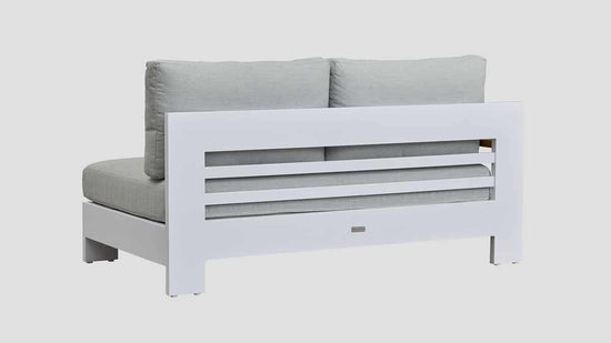 Mackenzie Alu Right Arm Section White Rear