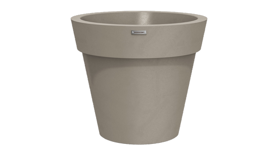 Madrid 600 Planter — Earth Riverstone, 700 x 700 x 615 mm