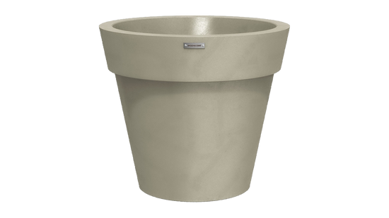 Madrid 600 Planter — Earth Stoneleaf, 700 x 700 x 615 mm