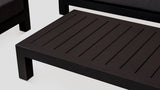 Mahurangi Sofa Set Black Coffee Table Closeup