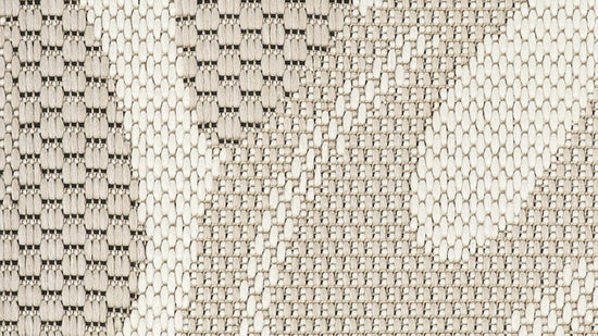 Maldive Outdoor Rug Ecru Closeup