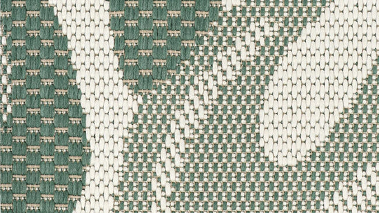 Maldive Outdoor Rug Leaf Closeup