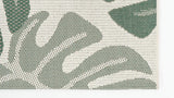 Maldive Outdoor Rug Leaf Detail