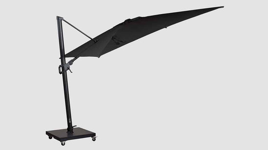 Malibu Cantilever Umbrella Black Tilted
