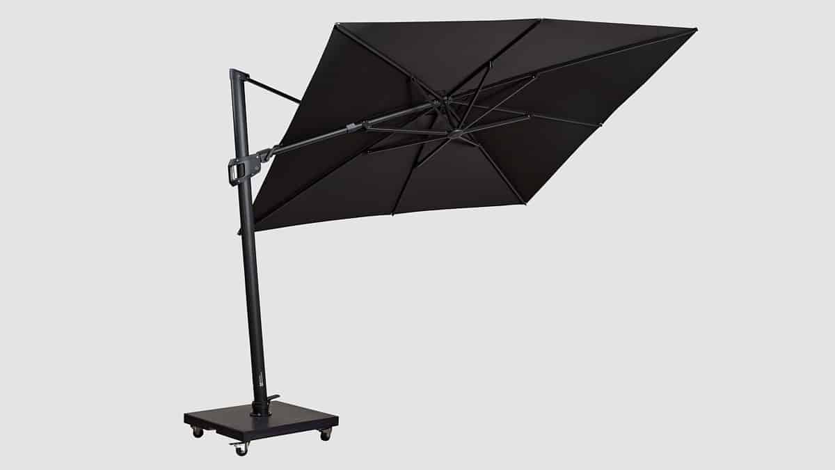 Malibu Cantilever Umbrella Black Under