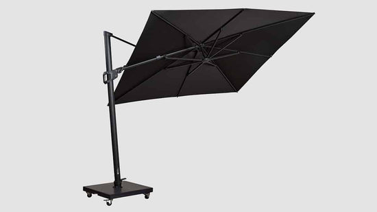 Malibu Cantilever Umbrella Black Under