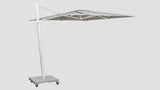 Malibu Cantilever Umbrella White Lead Chine
