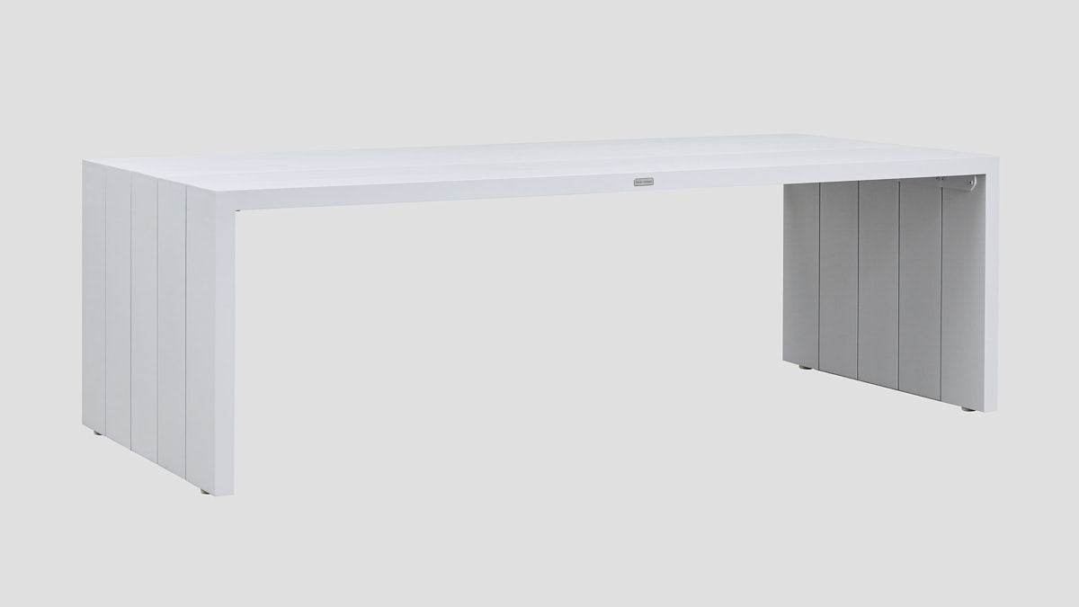 MANGAWHAI ALU DINING TABLE 2.4L x 1.0W