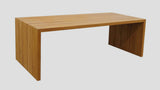 Mangawhai Teak Dining Table 2.2L X 1.0W — outdoor dining tables from Design Concepts NZ