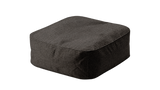 Marine Bean Ottoman — Coal, 76 x 76 x 28 cm