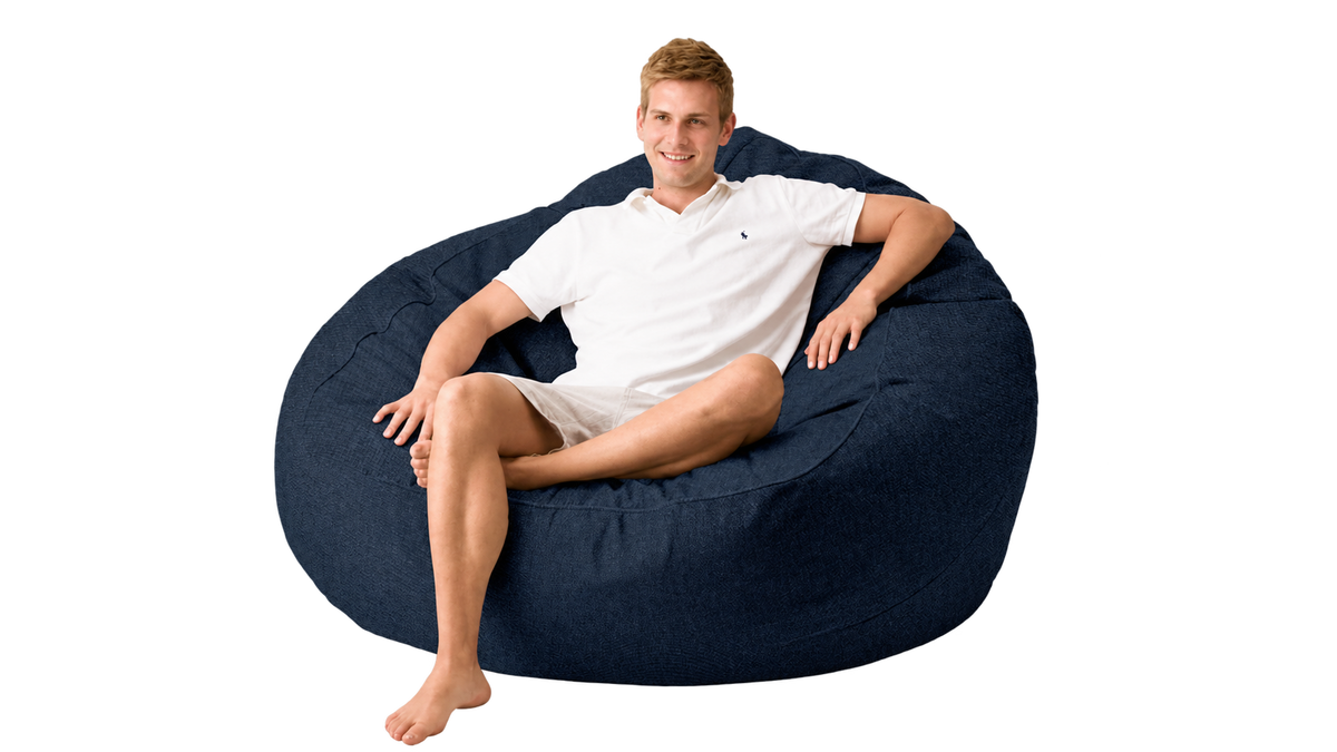 Marine Bean XXL — Indigo, 150 x 170 x 70 cm