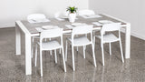 Marlborough Dining Table Chairs White In Situ