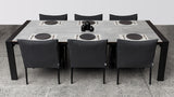 Marlborough Large Dining Table Chairs Black In Situ