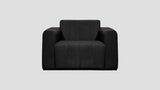 Matakana Single Sofa Black Sooty