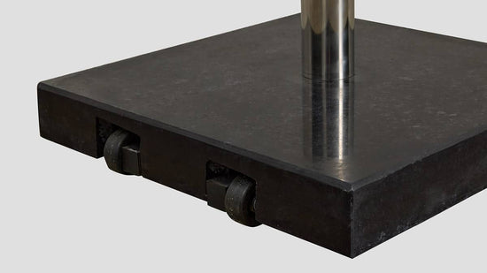 Miami Push Umbrella Lead Chine Base Closeup