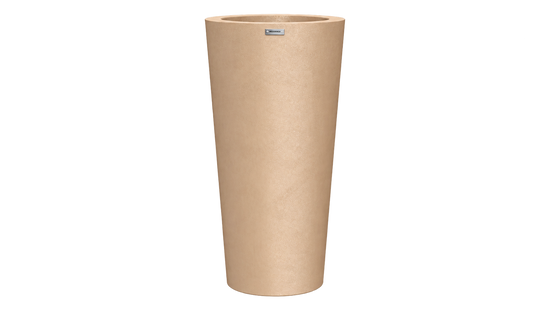 Milan 1150 Planter — Milan1150 earth camel, 570 x 570 x 1150 mm