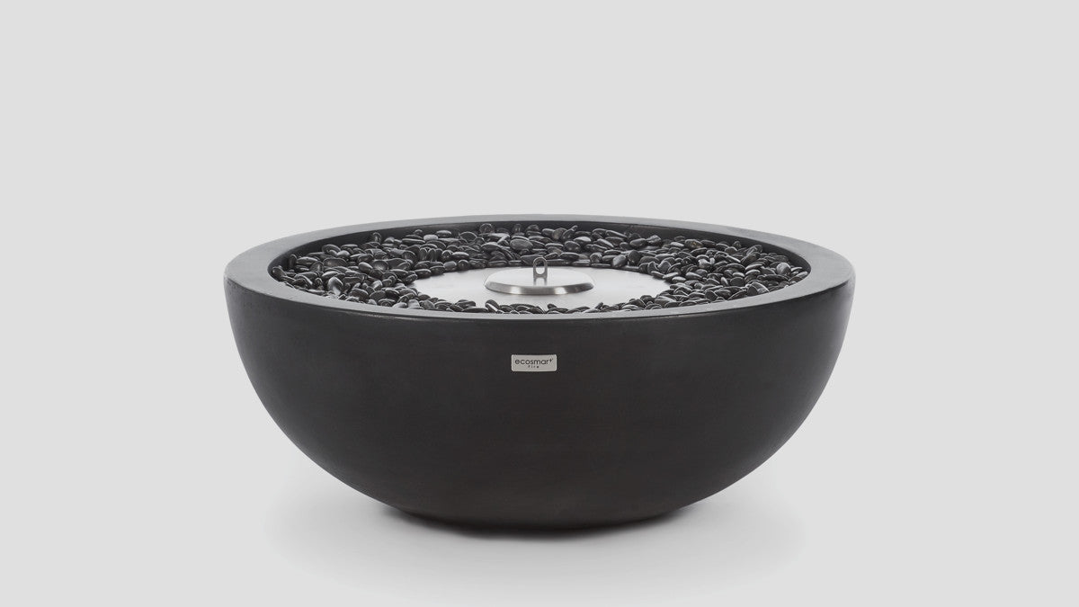 Mix 600 Fireplace Graphite Closed
