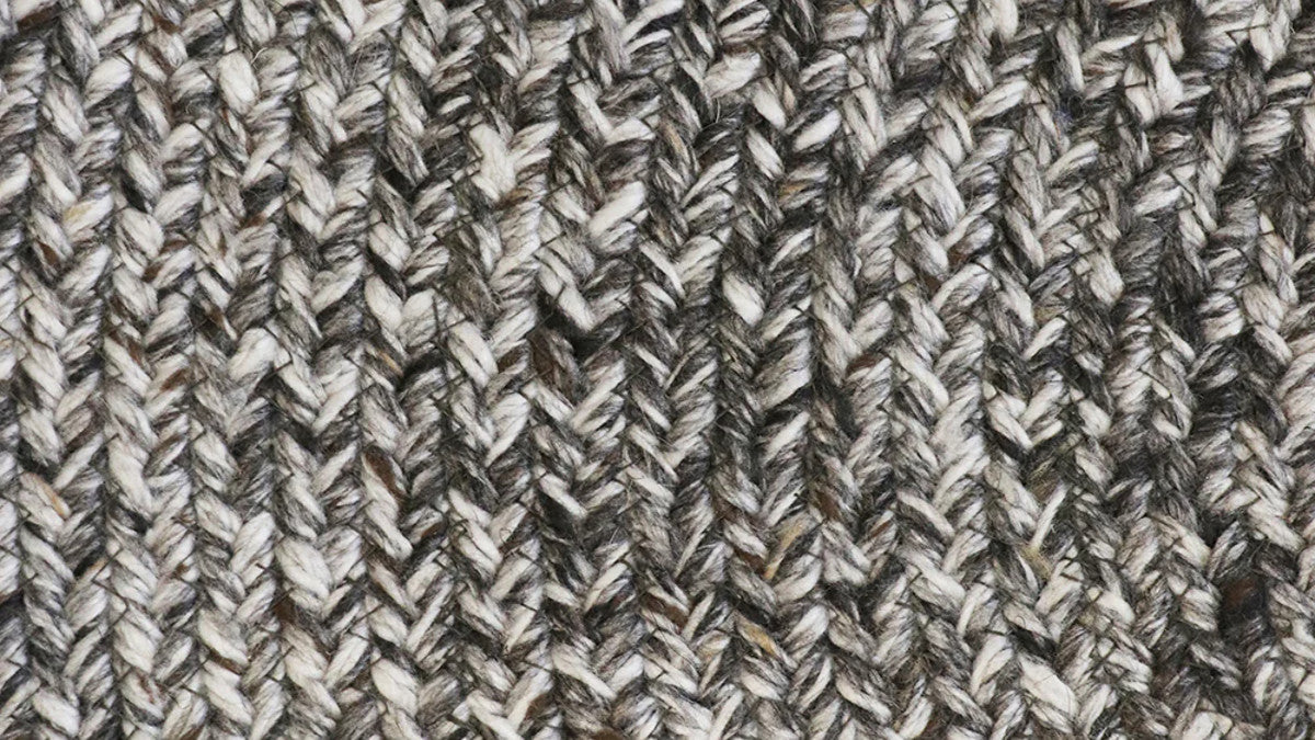 Mornington Outdoor Rug Dark Pebble Closeup